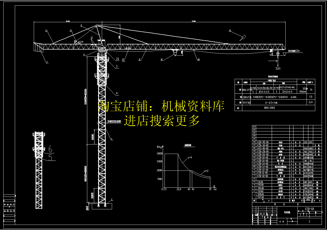 塔吊（塔式起重机）三维设计指南 基于SW格式的工程机械图纸解析